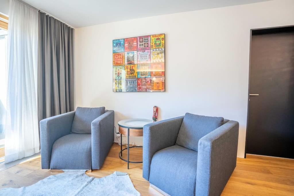 Moderne Wohnung Mit Ausblick Und Viel Sonne Zermatt Exteriér fotografie