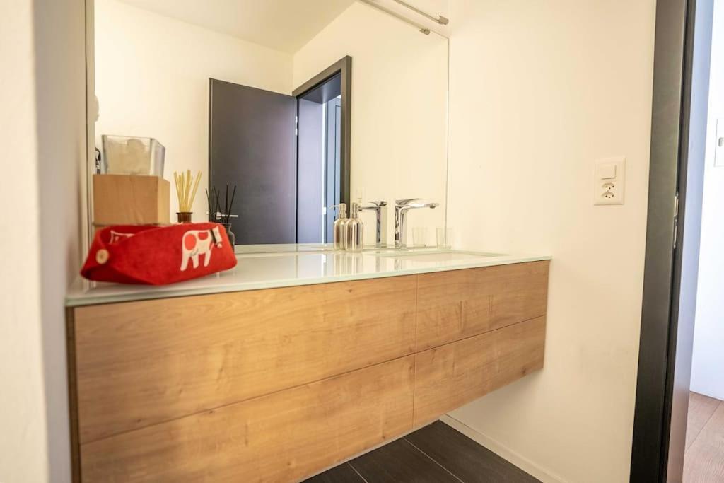 Moderne Wohnung Mit Ausblick Und Viel Sonne Zermatt Exteriér fotografie